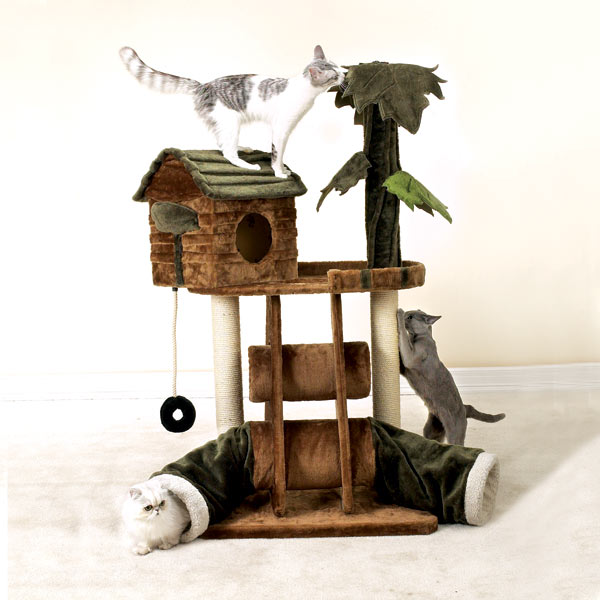 cat toy tree house